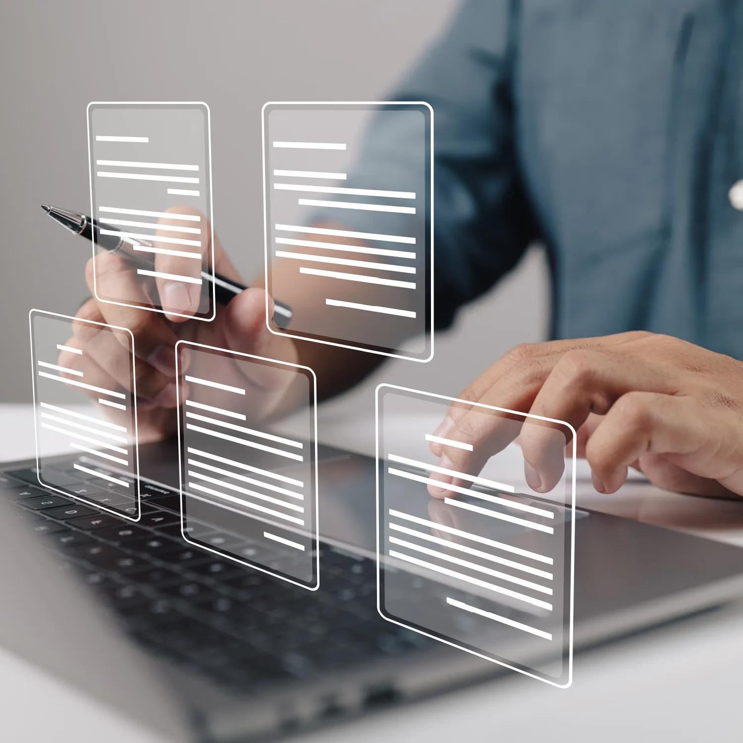Create categories and sections
