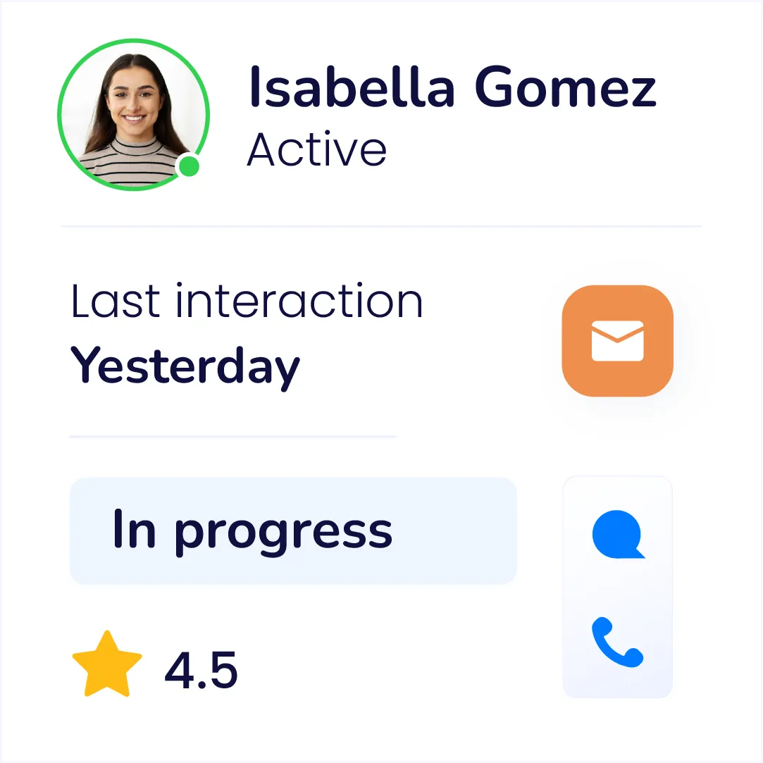 Complete customer visibility
