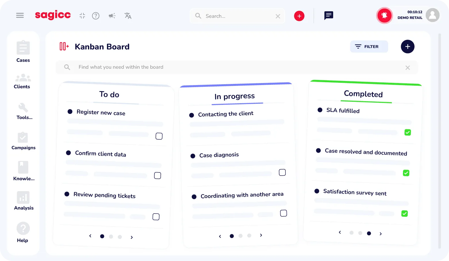 Visualize and manage customers with total clarity
